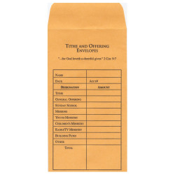 Tithe & Offering Envelopes (100)
